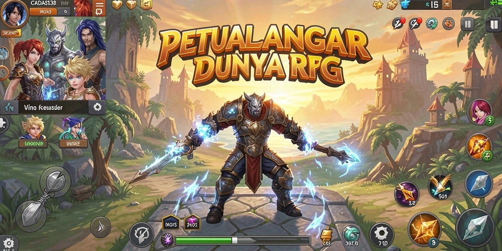 Tampilan gameplay seru di dunia RPG penuh petualangan.