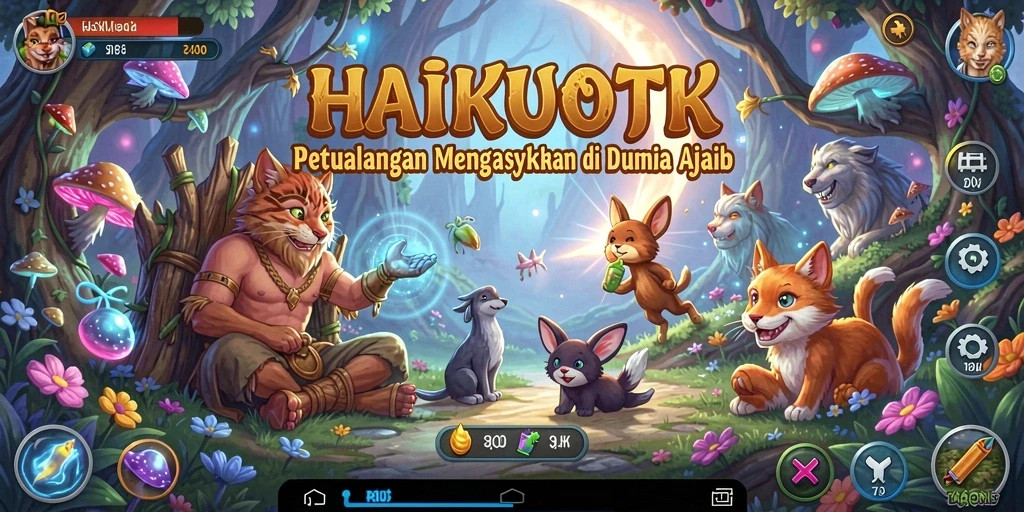 Tampilan menarik dari gameplay HAIKUOTK dengan aksi petualangan yang mendebarkan.