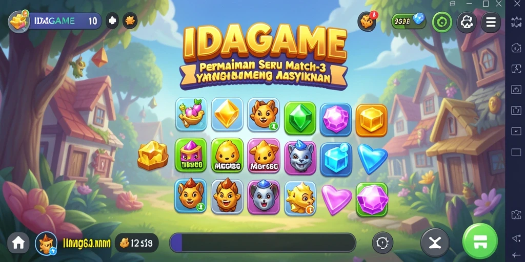 Gameplay seru IDAGAME di dunia Match-3.