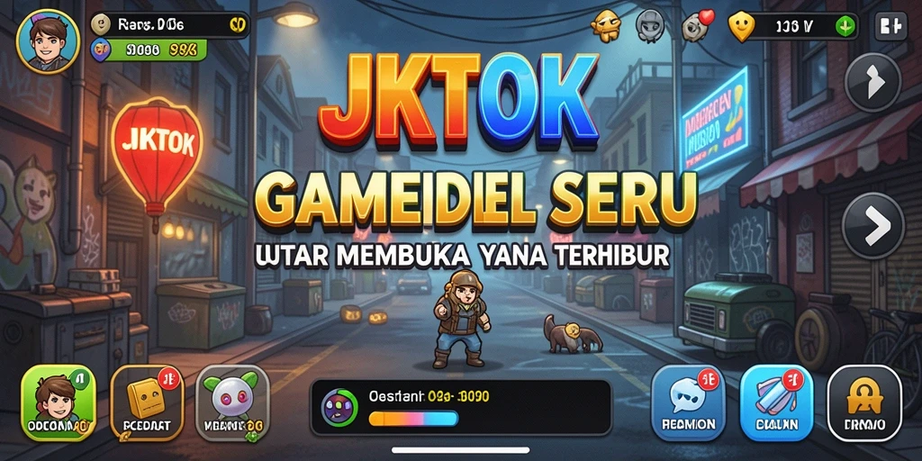 Tampilan gameplay JKTOK yang menawan dan mudah dinikmati.