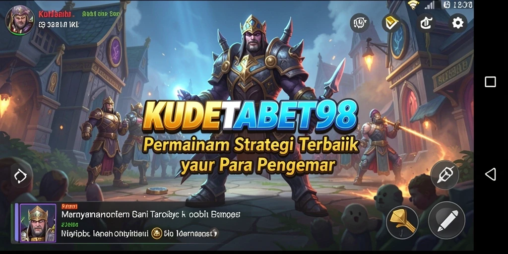 Tampilan gameplay KUDETABET98 yang mendebarkan dan strategis.