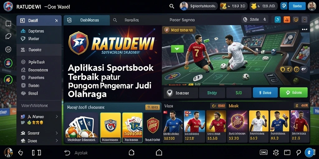Tampilan menarik dari gameplay Sportsbook di RATUDEWI.