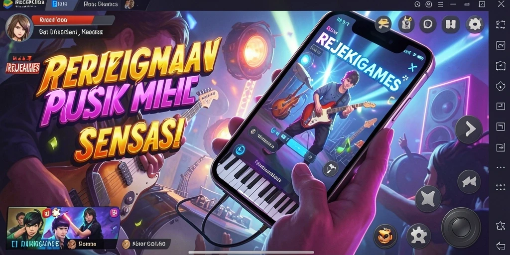 Screenshot gameplay <strong>REJEKIGAMES</strong> yang menarik dan penuh energi.