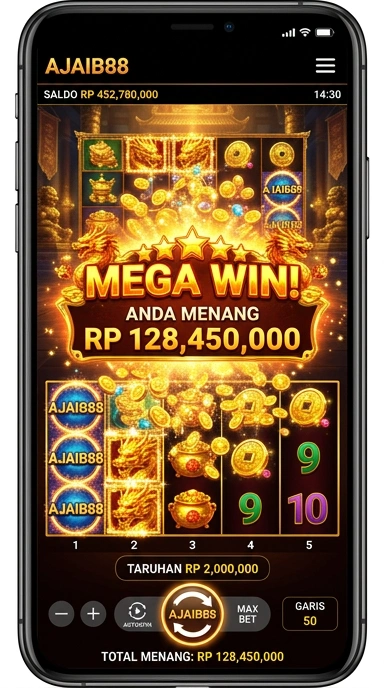 Tangkapan layar fitur keamanan aplikasi ajaib88 yang terjamin.